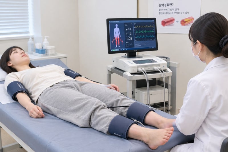 동맥경화검사 후기｜ABI, PWV 정상수치와 검사 방법 알아보기
