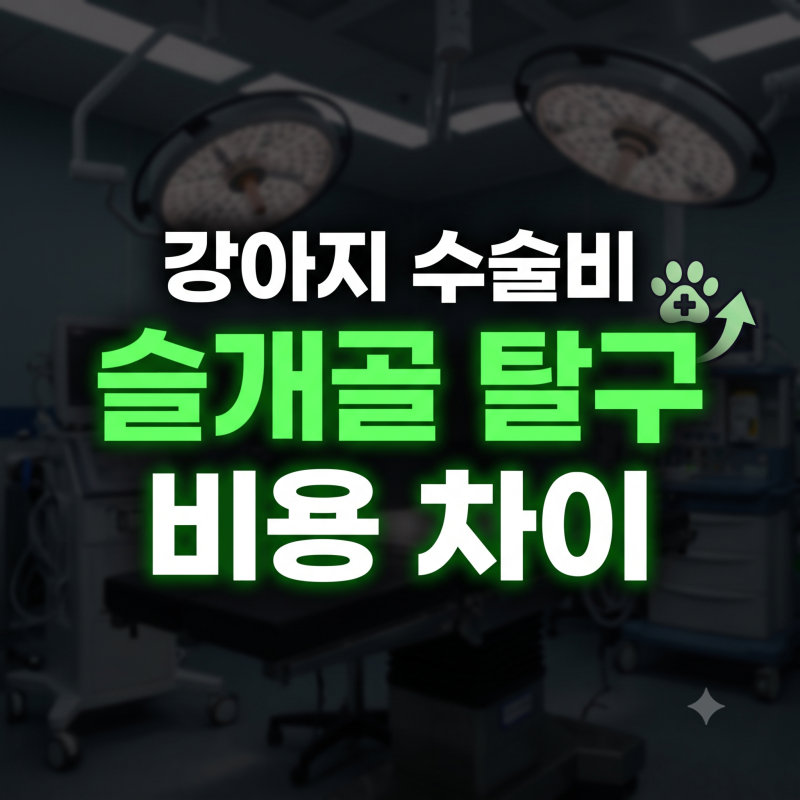 강아지 슬개골 탈구 수술 비용 차이가 크게 나는 3가지 이유