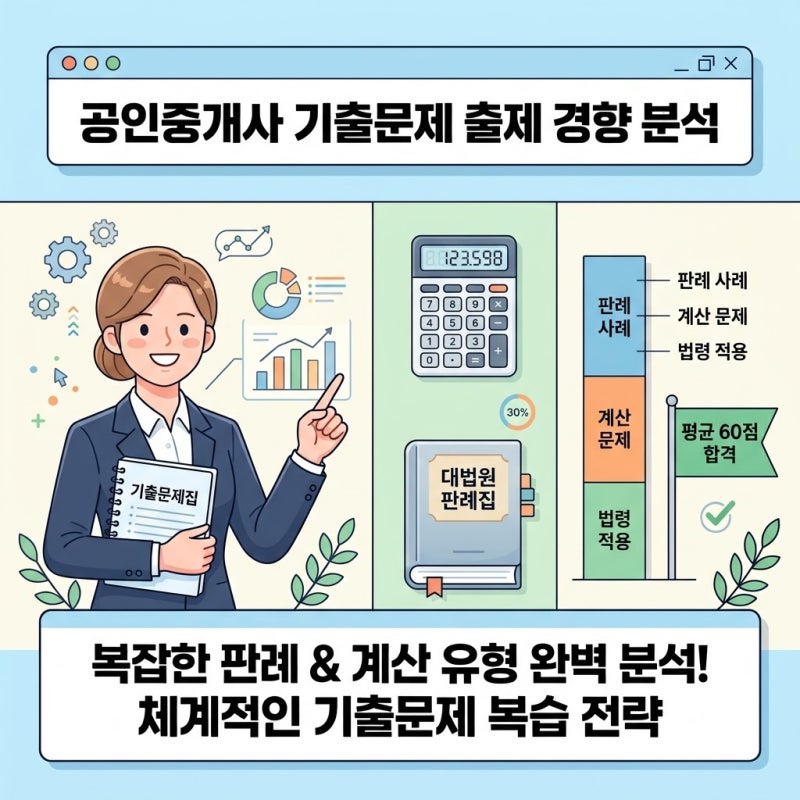 공인중개사 시험문제 출제 경향 분석과 활용 방법