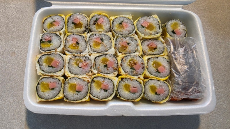인덕원역 독특한 김밥 장수계란말이김밥[내돈내산]