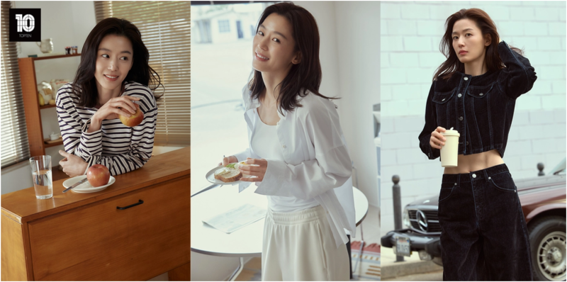 When Jun Ji-hyun wears it, it looks like luxury... I checked the prices of the fall clothes in the Topten pictorial