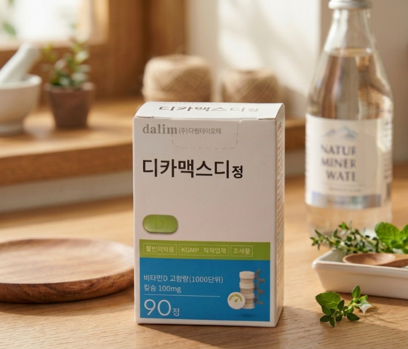 디카맥스디정 성분, 효능부터 복용법까지(의사 추천 비타민D 칼슘)