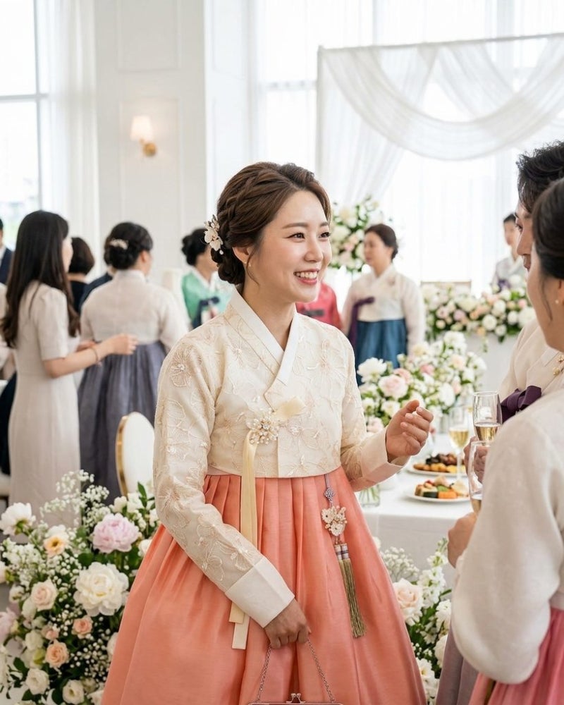 여동생결혼식 신부언니한복, 온라인 대여로 쉽고 간편하게!