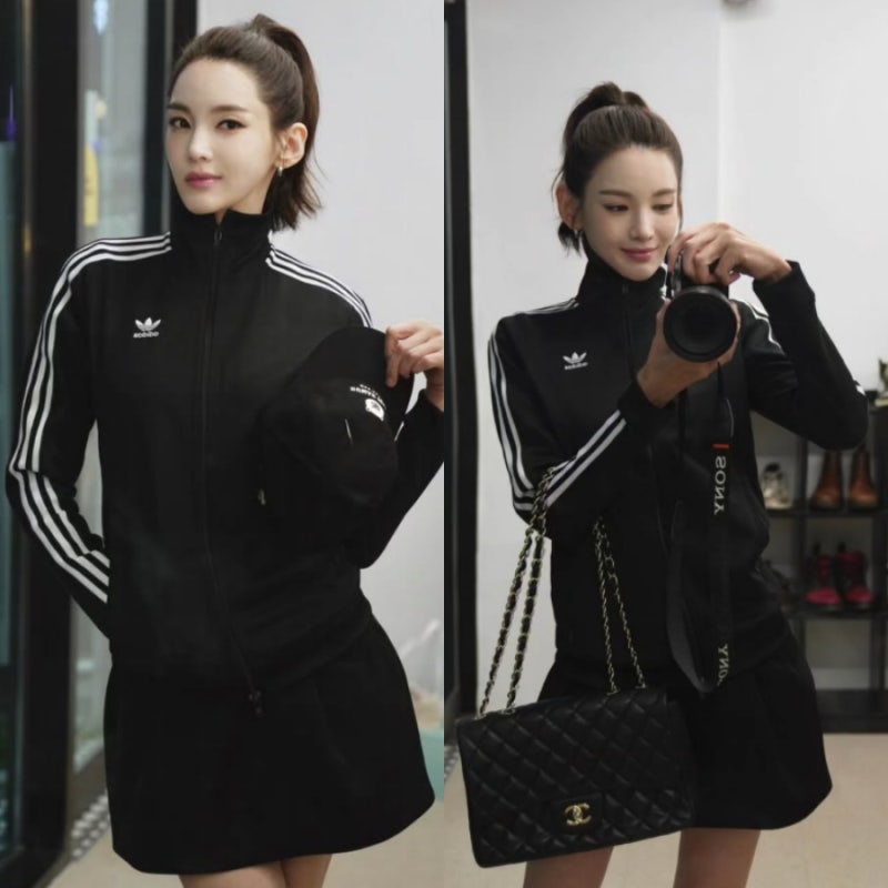 도저히 49세로 안 믿기는 정가은의 리즈 갱신 아디다스 데일리룩