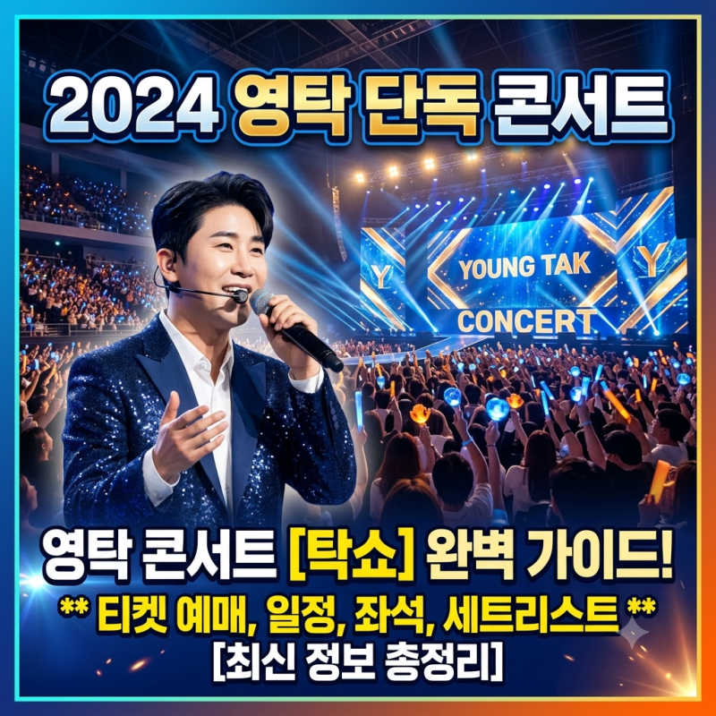 2026 영탁 콘서트 TAK SHOW5 일정·예매·티켓 가격 총정리｜서울 공연부터 전국투어까지