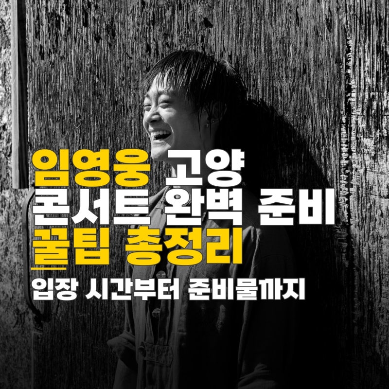 임영웅 콘서트 고양 입장시간, 교통편 이동 준비물 총정리