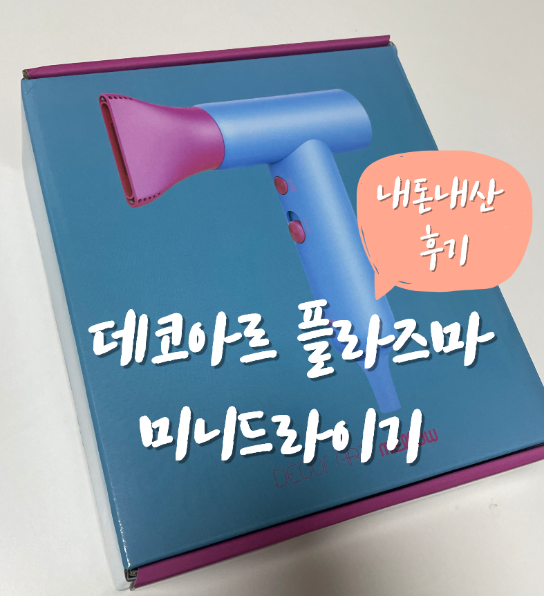 [리뷰] 내돈내산 데코아르 플라즈마 미니 드라이기(프리볼트 해외 지원) 사용 후기