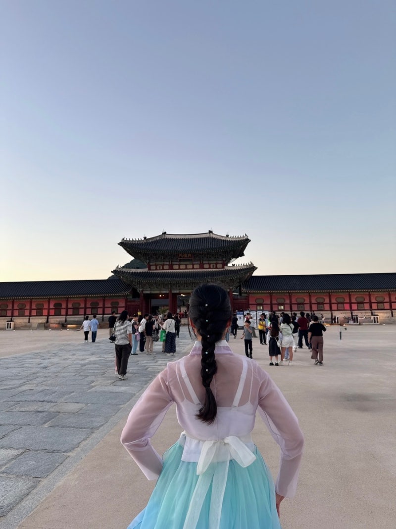 한복남 경복궁점 경복궁한복대여 커플한복 입고 야간개장 무료입장