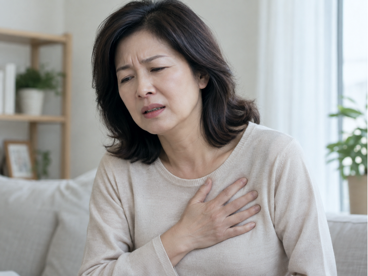 여자왼쪽가슴통증, 심장일까 유방일까? 먼저 볼 증상