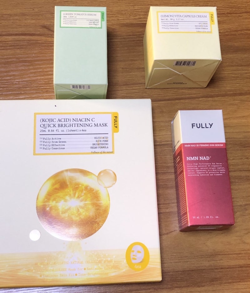 풀리 fully 제품, 비타 크림ㅣ모공 앰플ㅣ비타민 팩ㅣ선세럼ㅣ솔직 후기