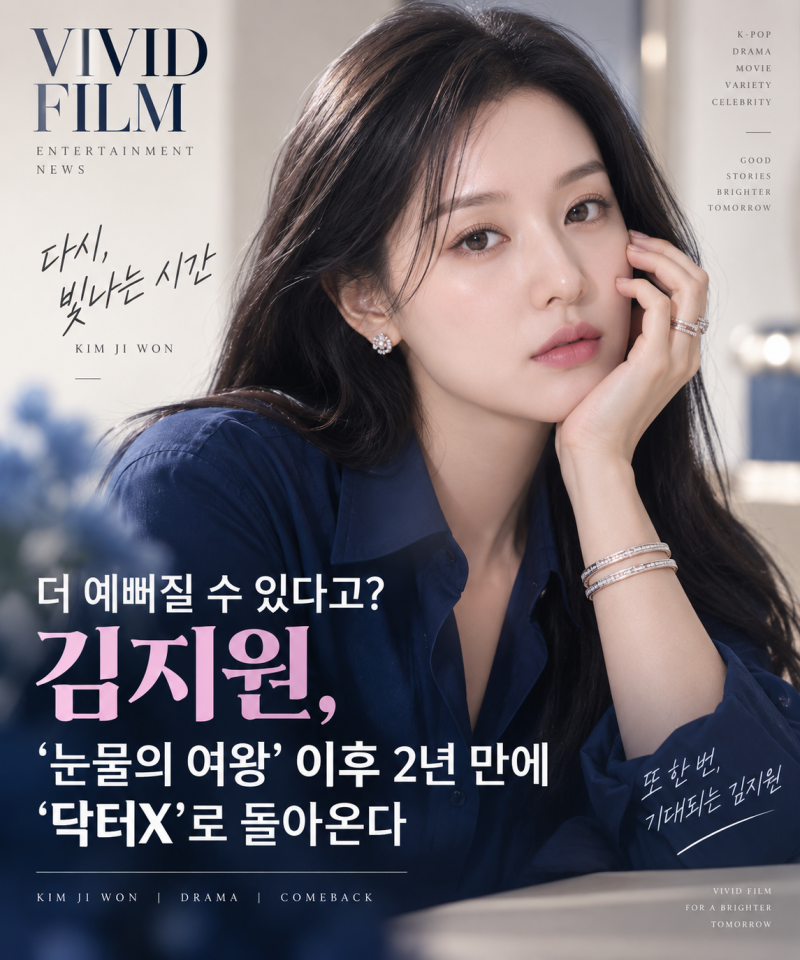 김지원 근황 화제, 눈물의 여왕 이후 2년 만에 '닥터X'로 돌아온다