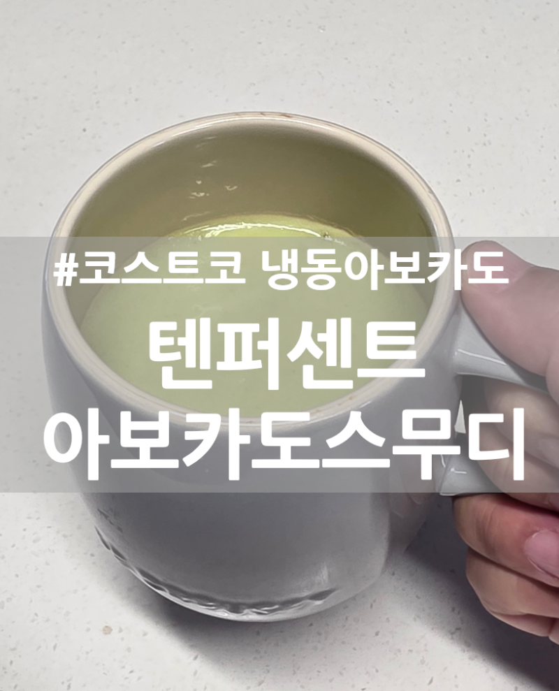 코스트코 냉동아보카도를 이용한 텐퍼센트 아보카도바나나 스무디 레시피 식사대용 포만감 ....