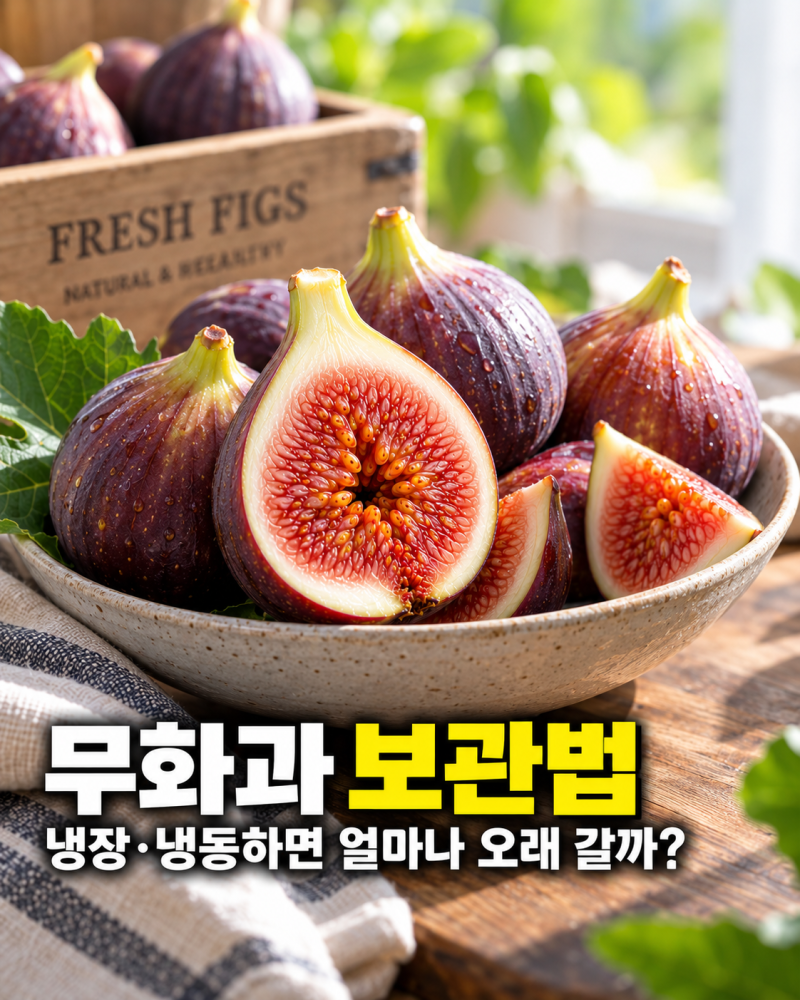 무화과 보관법, 냉장·냉동하면 얼마나 오래 갈까?