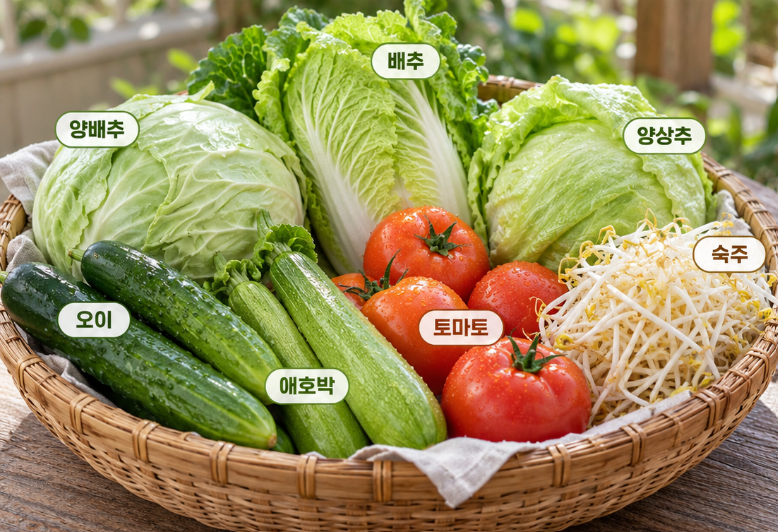 칼로리 낮은 음식 저칼로리 채소 7가지 다이어트 야채 추천