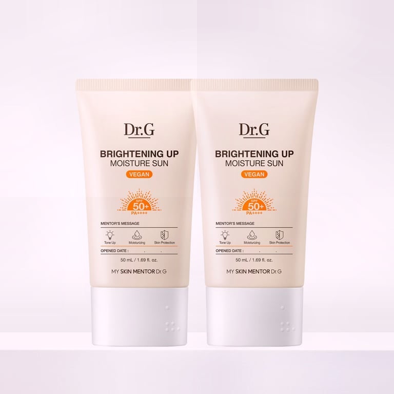 닥터지 브라이트닝 업 모이스처 선 SPF50+ 톤업선크림 추천 후기 | 촉촉함과 자외선차단 1+1