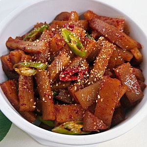 가성비 술안주?! 밥반찬까지 돼지껍데기 볶음 레시피 요리법 양념