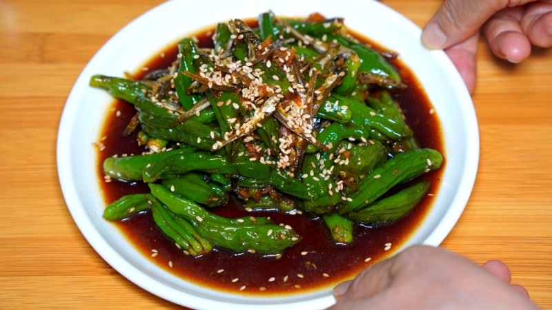 꽈리고추멸치볶음 꽈리고추조림 꽈리고추요리 반찬 만들기 5분컷 반찬 꽈리고추멸치조림