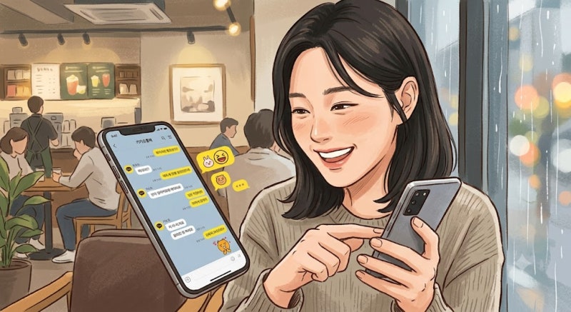 카카오톡  구버전으로 돌아가는 법! (갤럭시/아이폰 쉬운 설명)