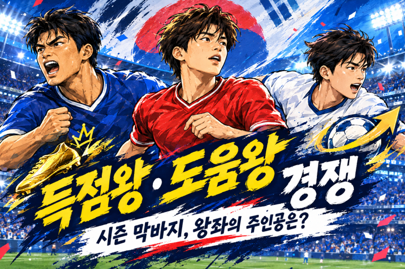 K리그1 시즌 막바지, 득점왕·도움왕은 누가 될까?