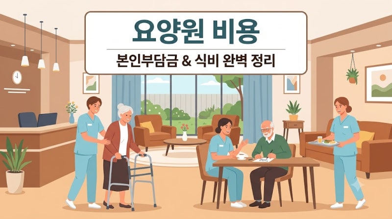 요양원 비용 완벽 정리: 본인부담금 비율부터 식비 계산법까지