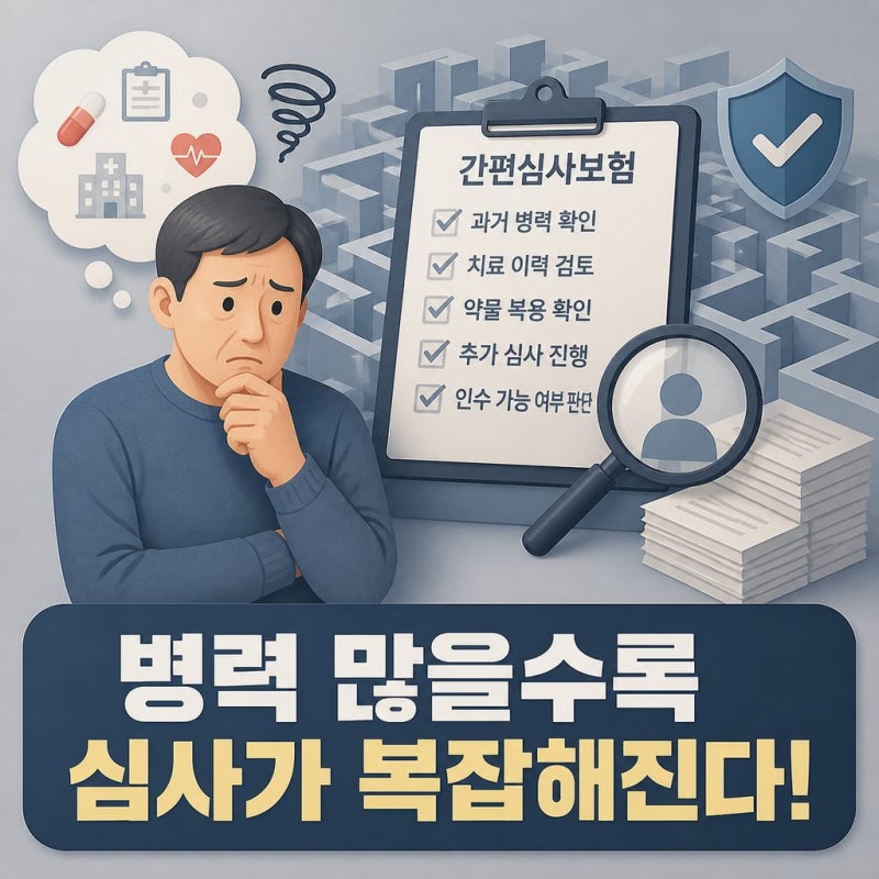 유병자 간편심사보험, 병력이 많을수록 복잡한 심사 과정을 감수해야 하는 이유