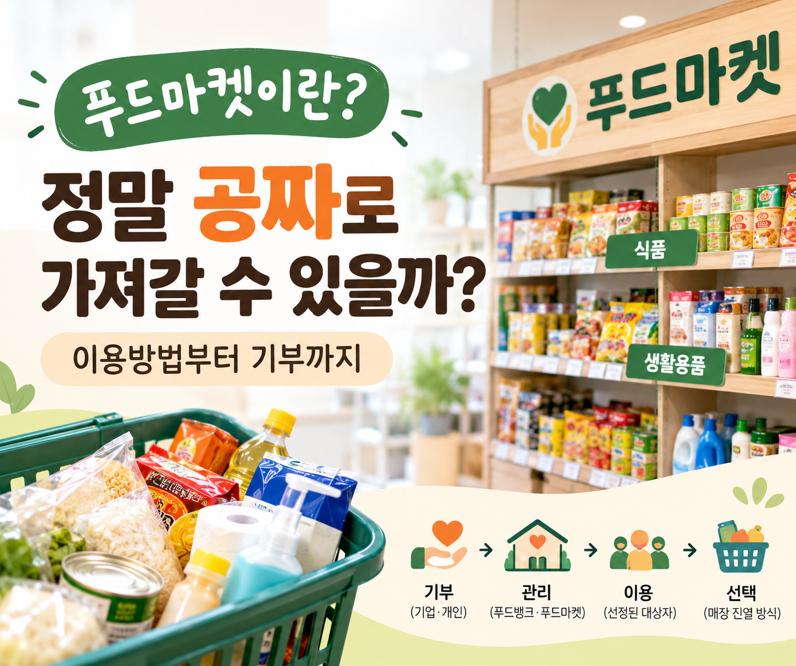 푸드마켓이란? 정말 무료로 가져갈 수 있을까?