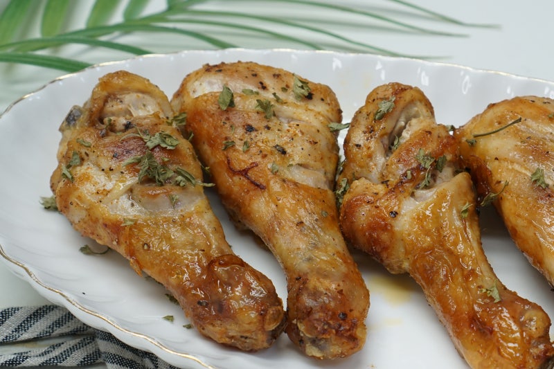 닭다리 스테이크 오븐구이 만드는법 치킨 에어프라이어 굽는법
