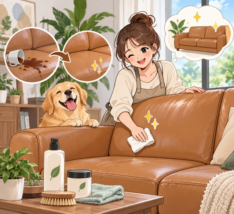 소파 가죽 관리법! 얼룩 제거 세제 추천 3가지