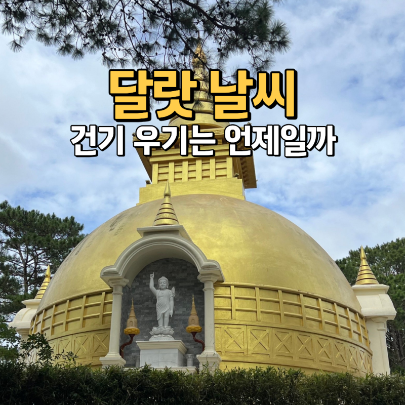 달랏 9월 10월 날씨 우기 여행 어떨지 한번 알아보자