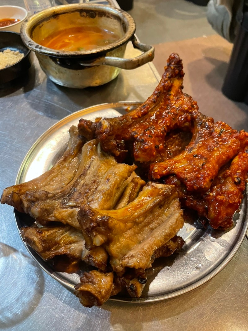 대전복합터미널 근처 맛집｜쪽쪽갈비 용전점 반반 쪽갈비 후기