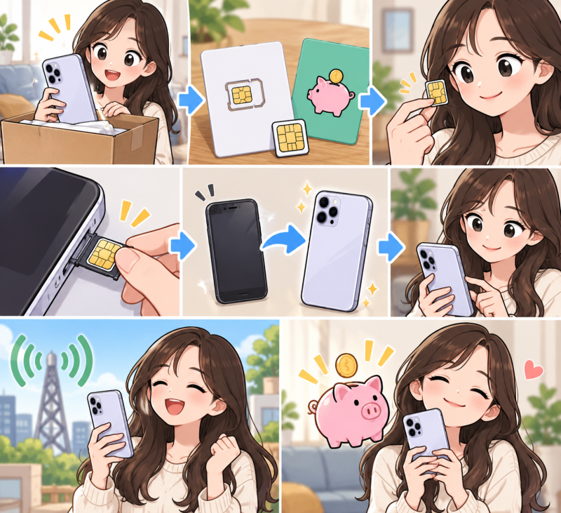 자급제 휴대폰 유심기변 알뜰폰 개통 총정리 3분 컷!