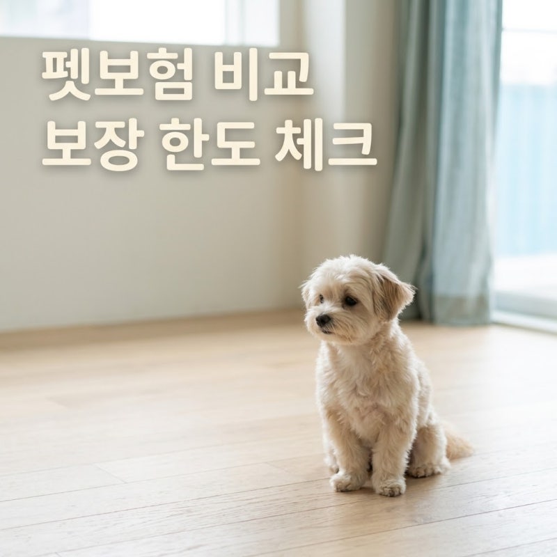 "20년 보장이라던 그 상품, 이제 없습니다" 펫보험 5개사 비교, 2026년 갱신 구조부터 확인하세....