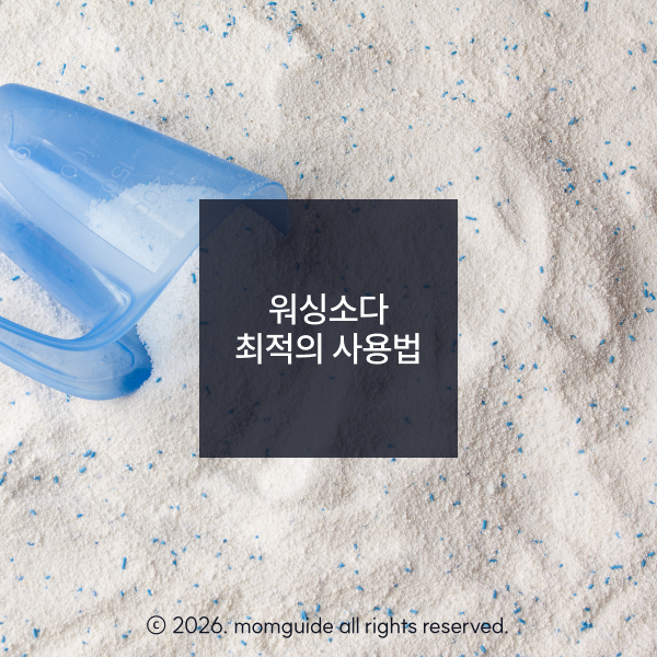 최적의 워싱소다 사용법은! 천연세제 4종 비교