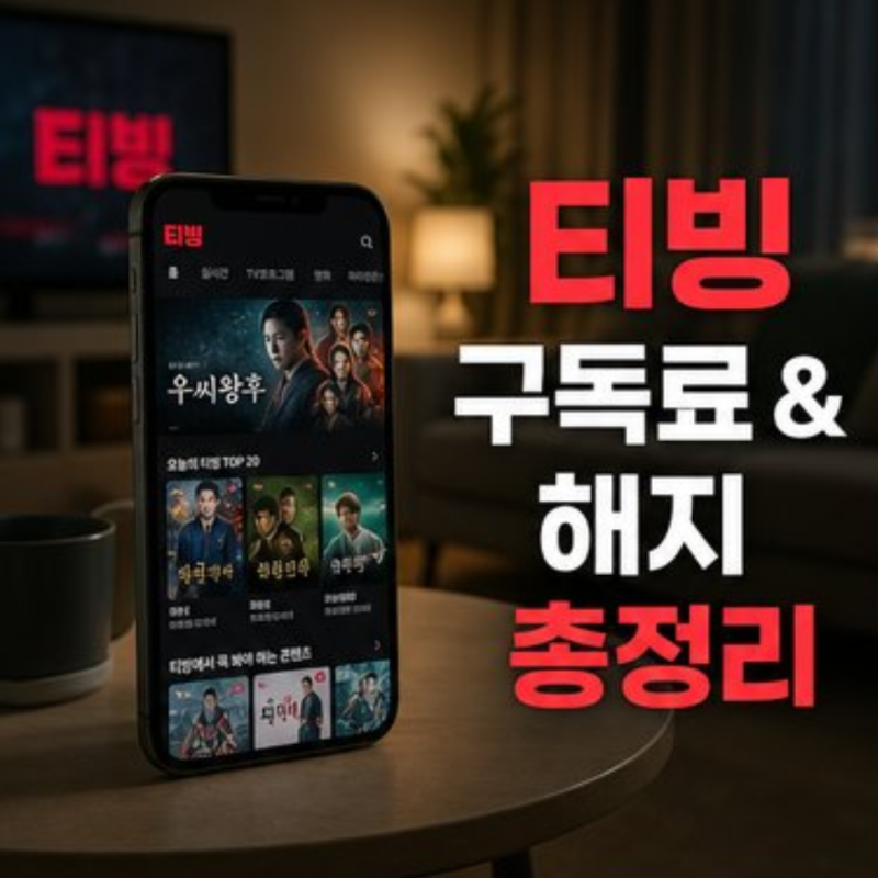 티빙 구독료, 구독 하는법 및 TVING 해지 취소 방법 깔끔 정리