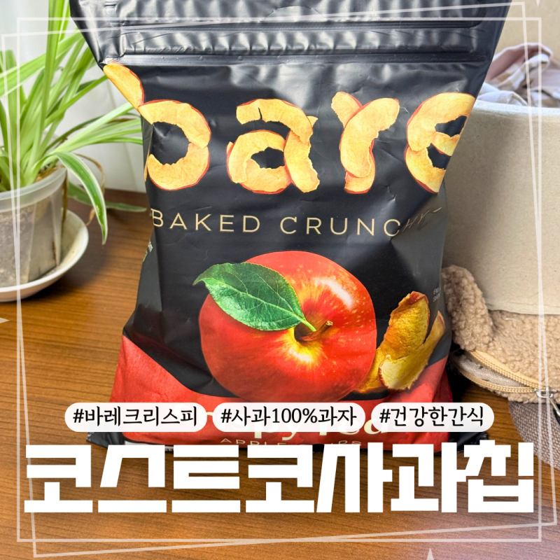 코스트코 사과칩 바레 크리스피 신상 간식 후기
