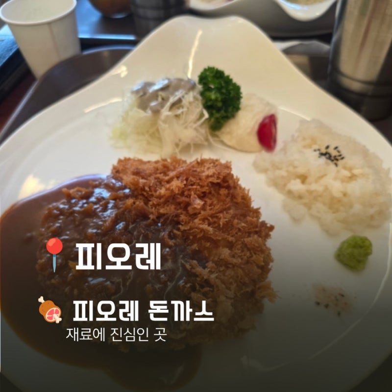 동해 맛집 피오레｜두툼한 프리미엄 돈까스와 트러플머쉬룸크림 수제버거
