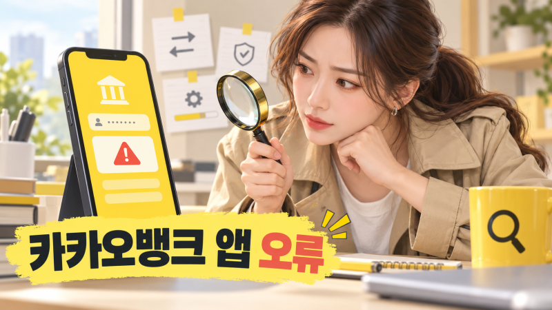 카카오뱅크 앱 오류 해결 총정리｜로그인·인증·이체 안 될 때 점검시간 고객센터 전화번호