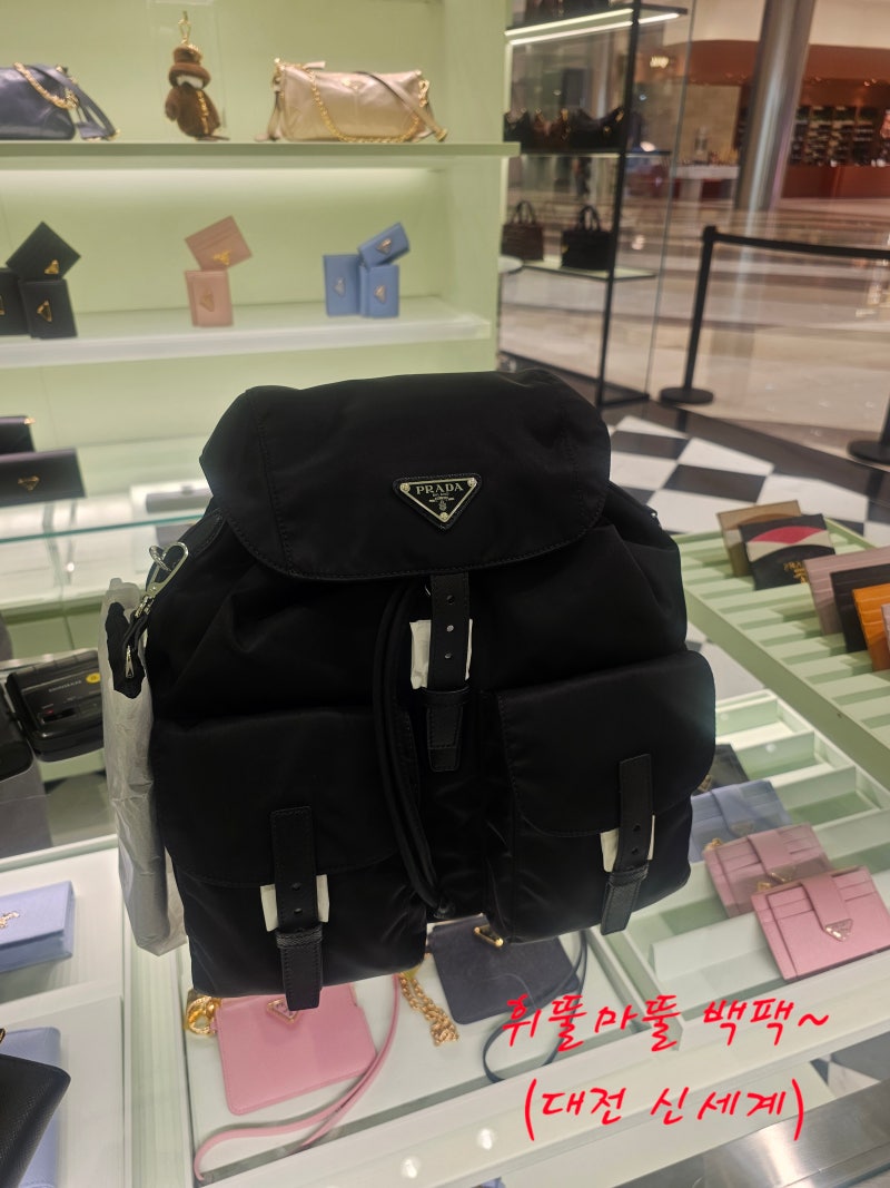 프라다 리나일론 백팩 미디움