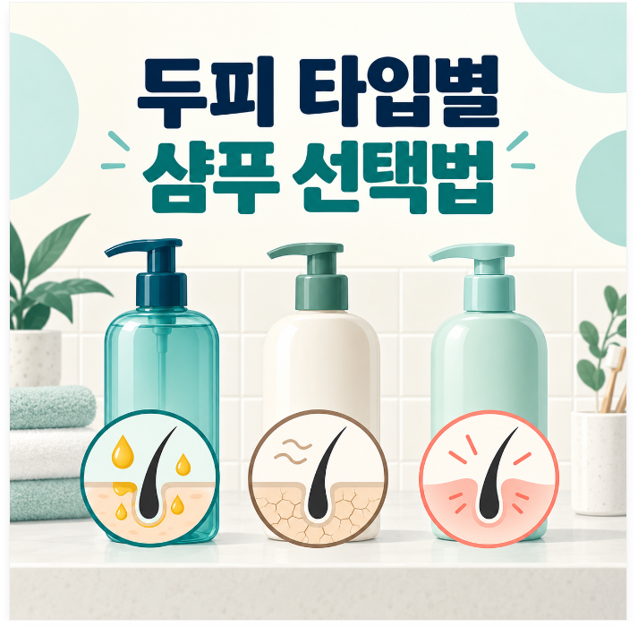 약산성 샴푸가 무조건 좋을까? 두피 타입별 샴푸 고르는 법