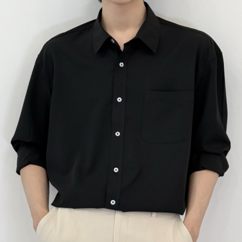 공간 활용 좋은 데이로아 남자 긴팔셔츠 빅사이즈 오버핏 링클프리 캐주얼 남방 실생활에 잘....