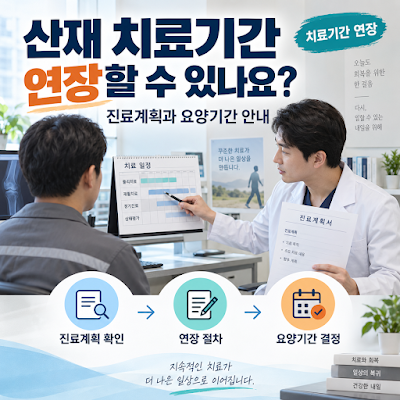 산재 치료기간 연장할 수 있나요?｜산재 진료계획과 요양기간 안내