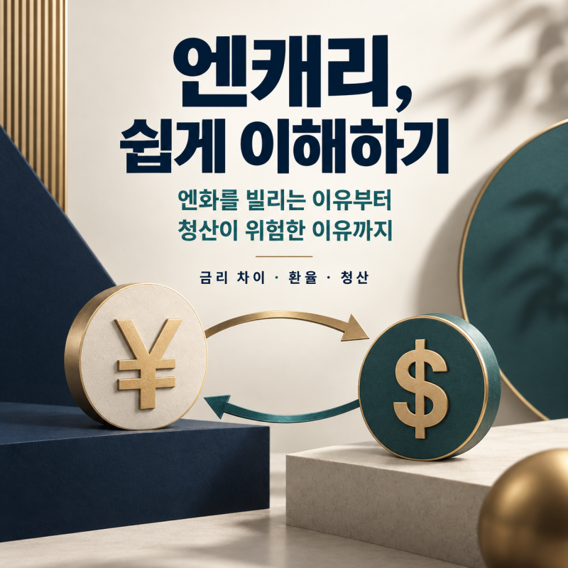 엔캐리 트레이드란? 엔화를 빌리는 이유와 청산 위험 쉽게 이해하기