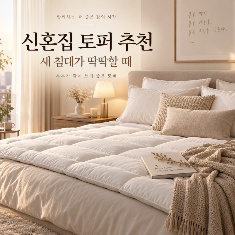 침대 허리아플때 초가을 신혼집 토퍼 추천｜새 매트리스 다시 사기 아까울 때 가장 먼저 볼 ....