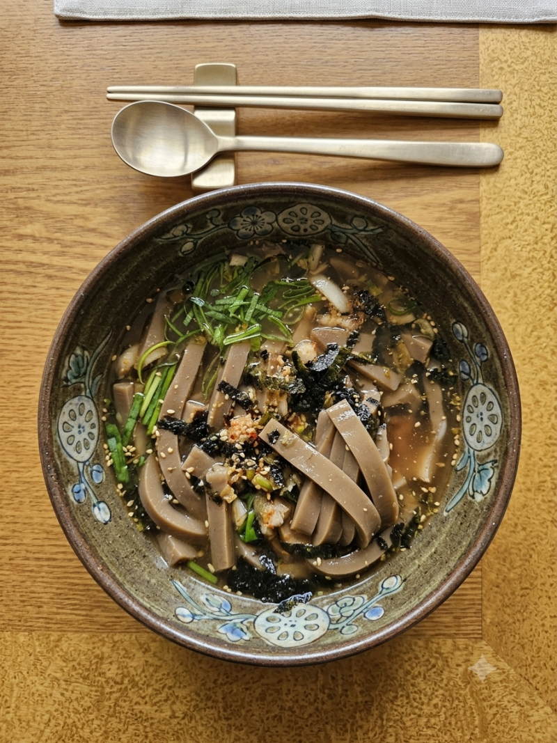 도토리묵밥 레시피 맛있게 만들기