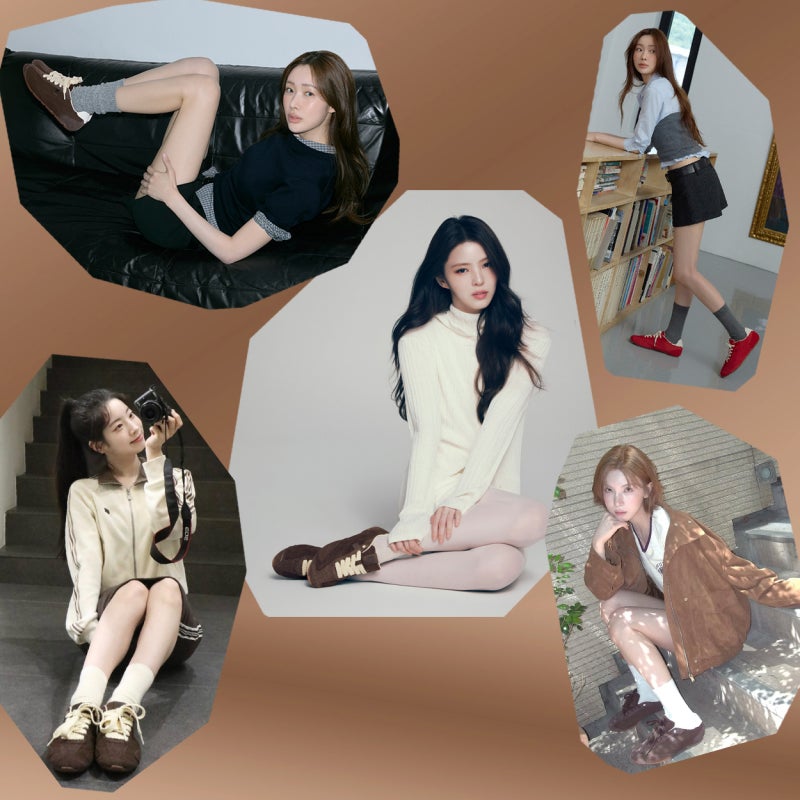 한소희 차정원 트와이스 다현 다현 엔믹스 배이 패션 속 여자 연예인 스니커즈 브랜드 휠라 ....