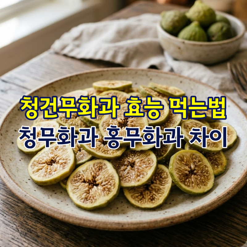 청건무화과 효능, 청무화과 홍무화과 차이와 먹는법