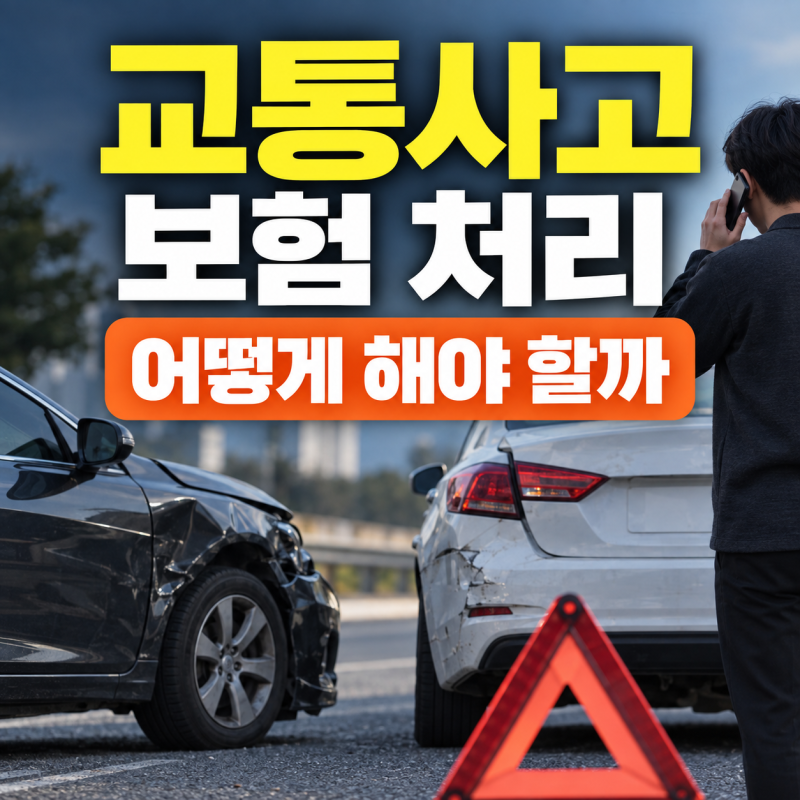 교통사고 보험 처리하는 방법, 접수부터 보상까지 단계별 가이드