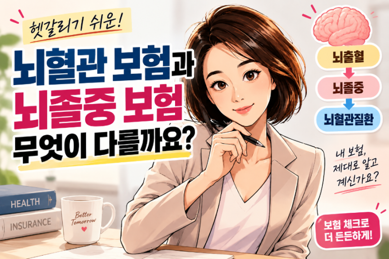 보험설계사가 알려주는 뇌졸중과 뇌혈관의 차이