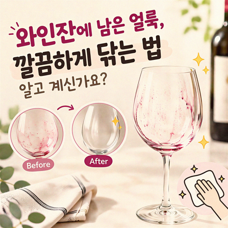 와인잔 깨끗하게 세척하는 법 효율적인 해결 방법