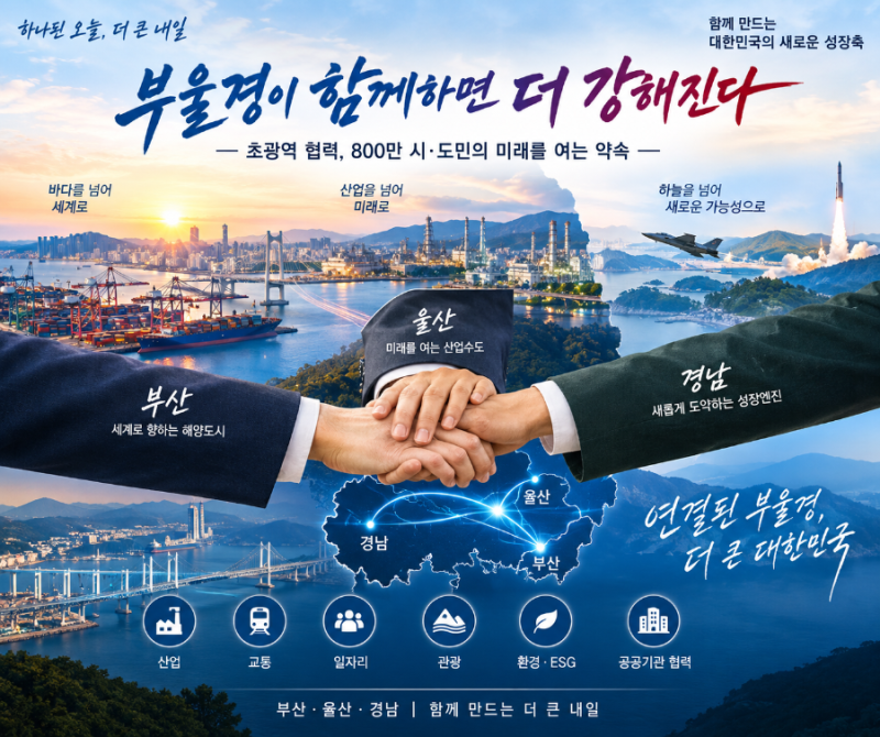 부울경이 함께하면 더 강해진다.